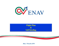 Flight plan & Self Briefing ENAV