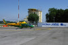 Aeroporto di Roma-Urbe, vista della torre di controllo e del piazzale di fronte alla nuova aerostazione. Fonte Wikipedia utente Flanker