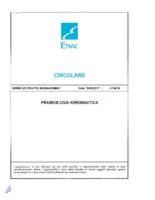 ENAC Fraseologia Aeronautica – Circolare ATM-08 2017