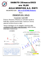 Di STASI 25-03-2023 principi del volo