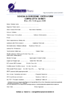 Scheda di Iscrizione – Entry Form CCR 2025